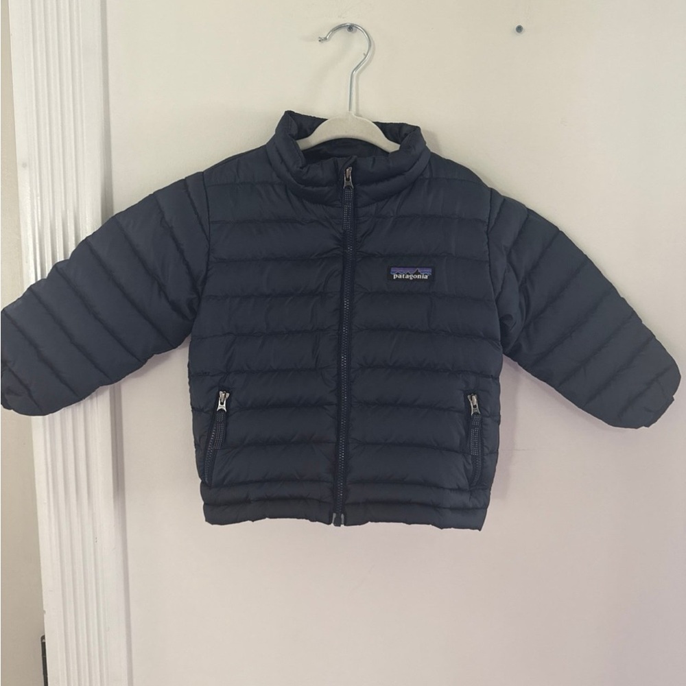 Patagonia Kids Puffer Jacket Navy Blue